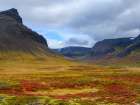 Iceland. Landscape in Dyrafjordur during autumn. Art Print